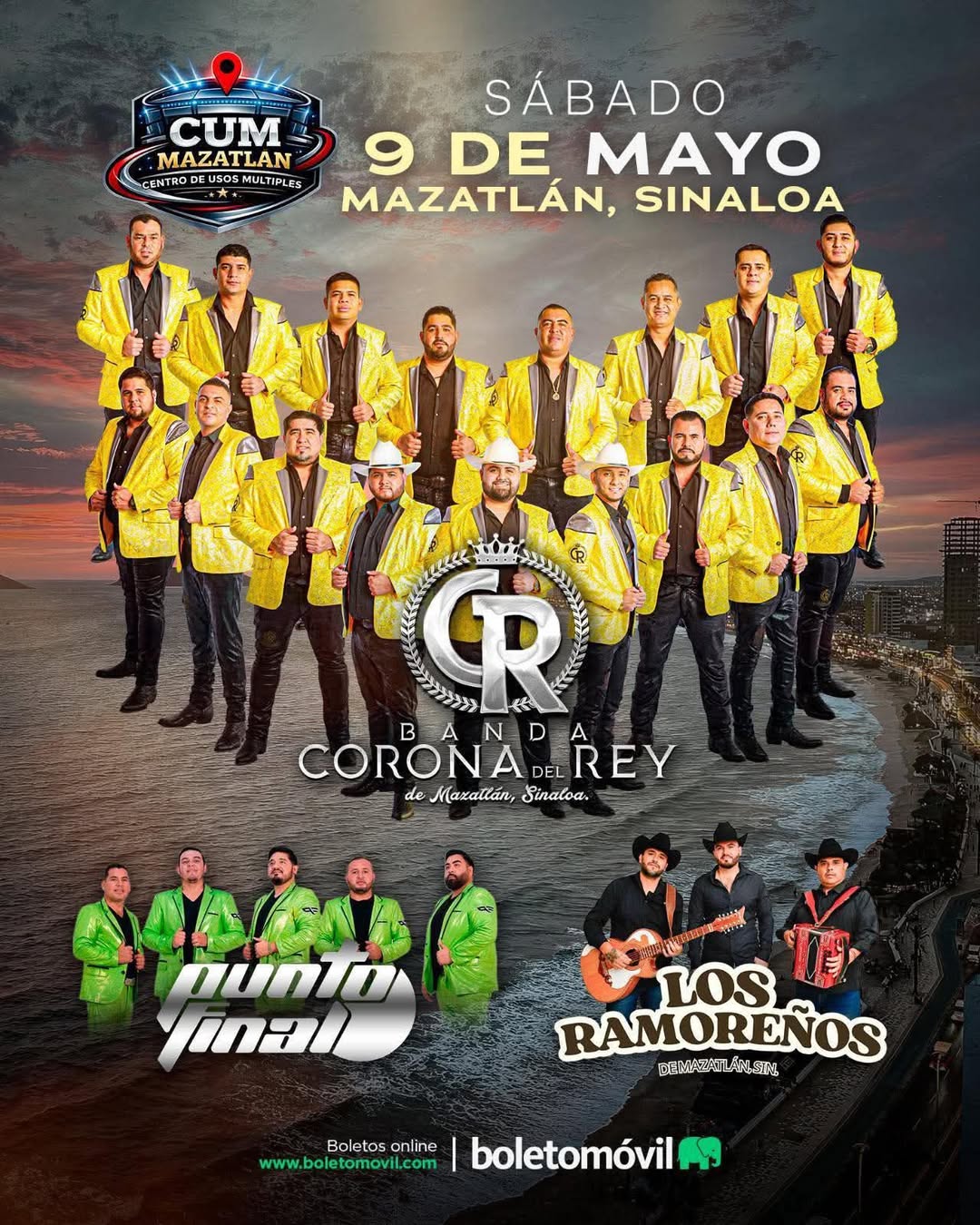 Banda Corona del Rey | Punto Final y Los Ramoreños